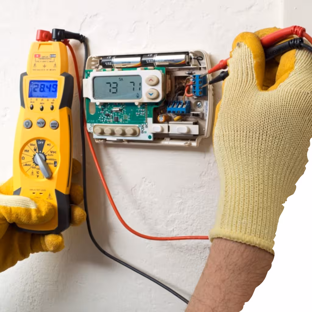 Checking and calibrating HVAC controls