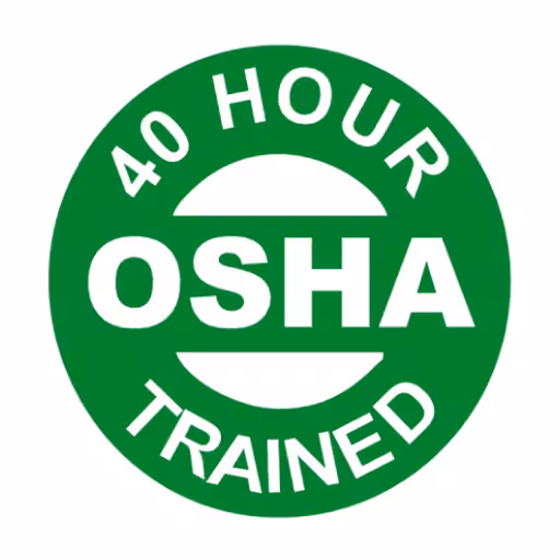 OSHA 40hr Trained