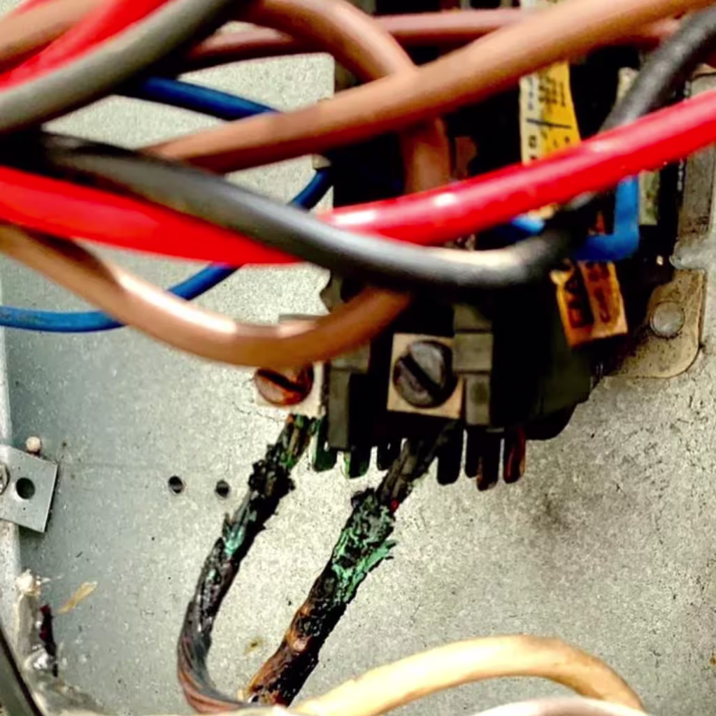 Tightening HVAC electrical connections
